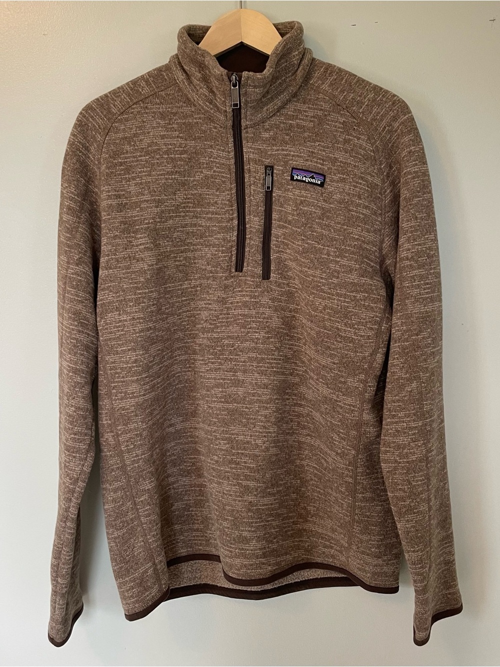 Patagonia Men's Brown Half-Zip Better Sweater Fleece Pullover